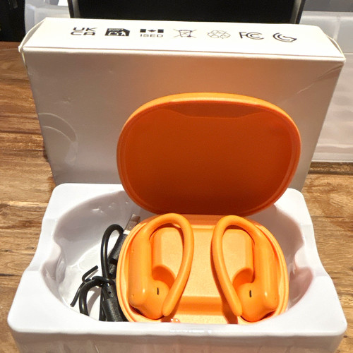 Orange bluetooth wireless ear - orange,